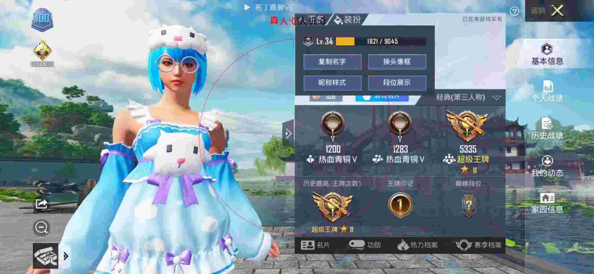 和平精英布丁直装透视 - 透视辅助线图片素材辅助预览图
